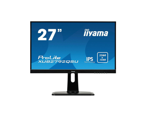 Monitor IIyama 27" XUB2792QSU-B1 IPS, WQHD, PIVOT - 342273 - zdjęcie